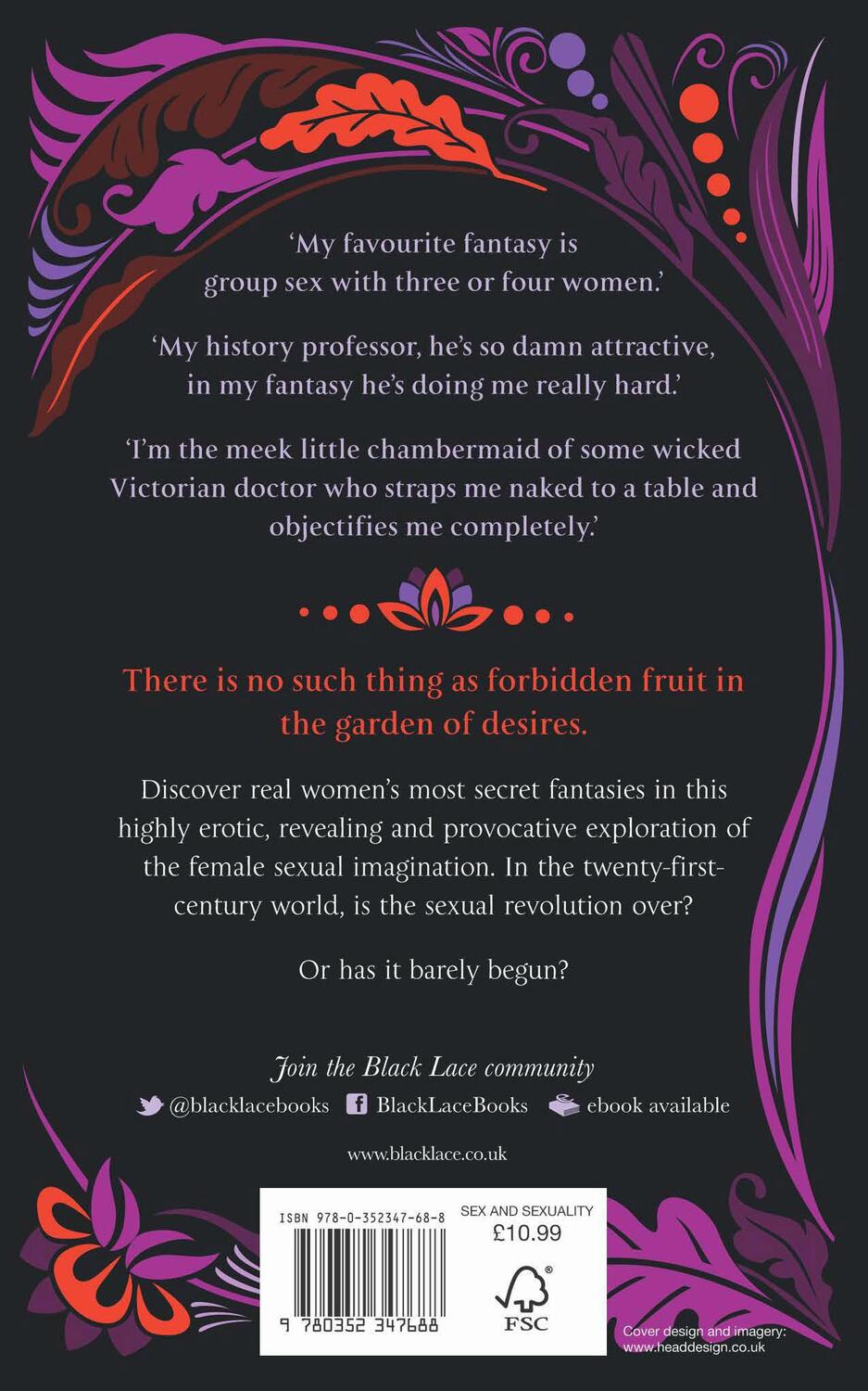 Rückseite: 9780352347688 | Garden of Desires | The Evolution of Women's Sexual Fantasies | Buch