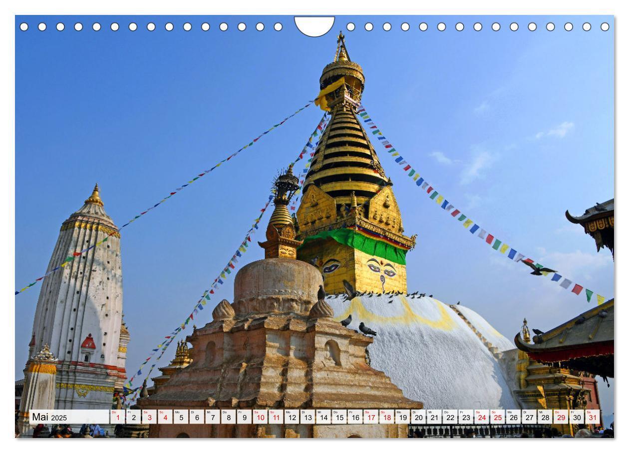 Bild: 9783383828058 | KATHMANDU, Nepals Hauptstadt (Wandkalender 2025 DIN A4 quer),...