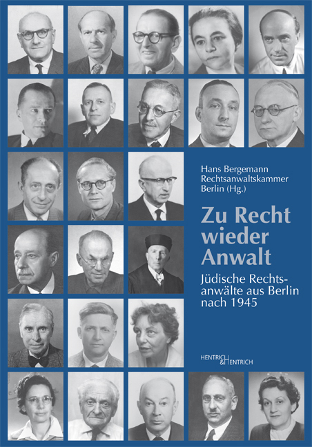 Cover: 9783942271738 | Zu Recht wieder Anwalt | Hans Bergemann | Buch | 308 S. | Deutsch