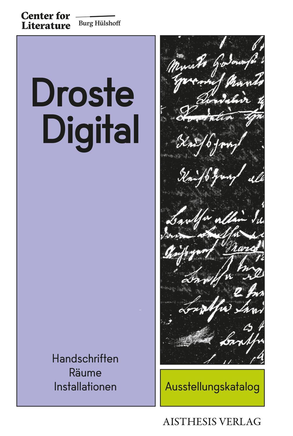 Cover: 9783849818432 | DROSTE DIGITAL | Handschriften - Räume - Installationen | Taschenbuch