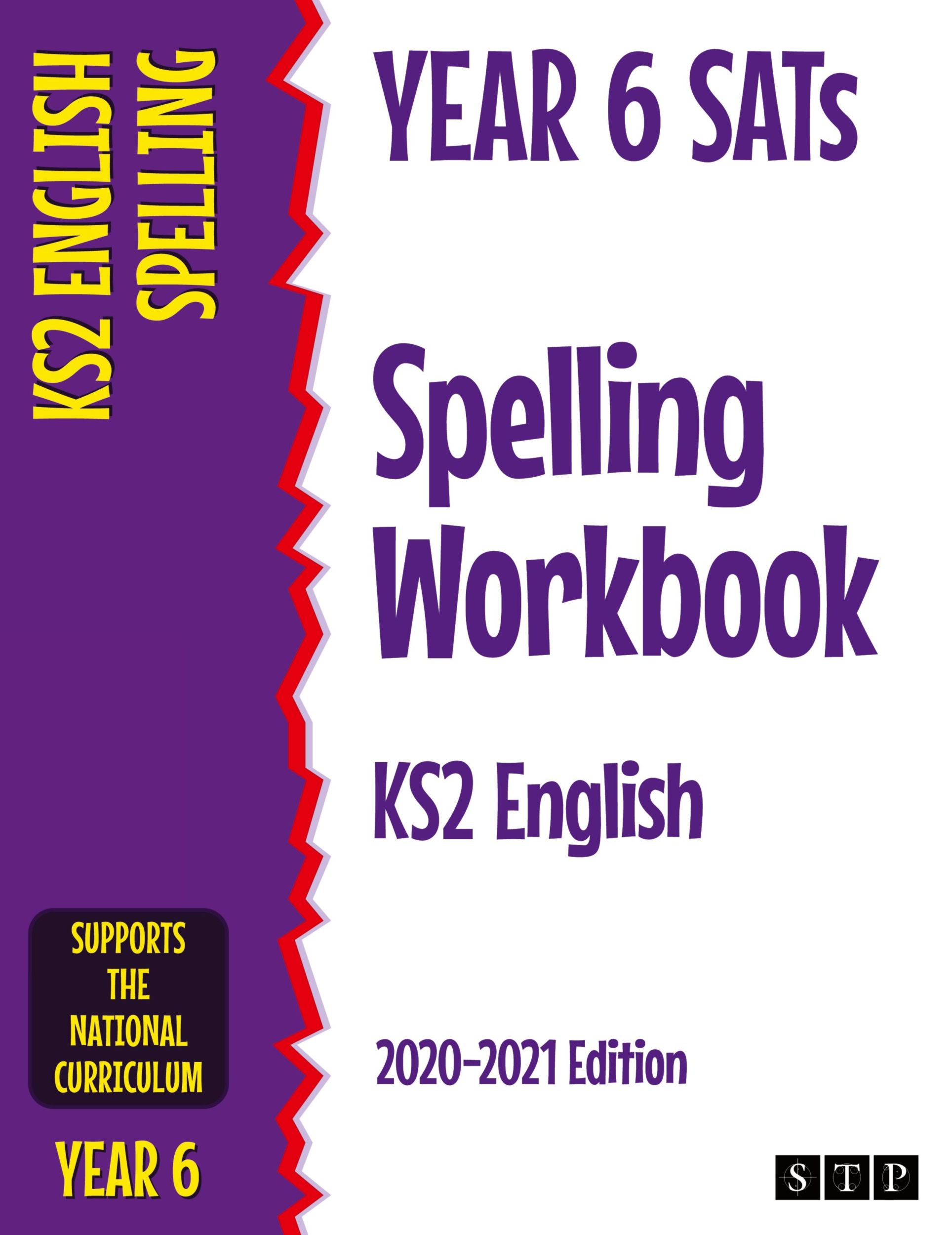 Cover: 9781912956210 | Year 6 SATs Spelling Workbook KS2 English | 2020-2021 Edition | Books