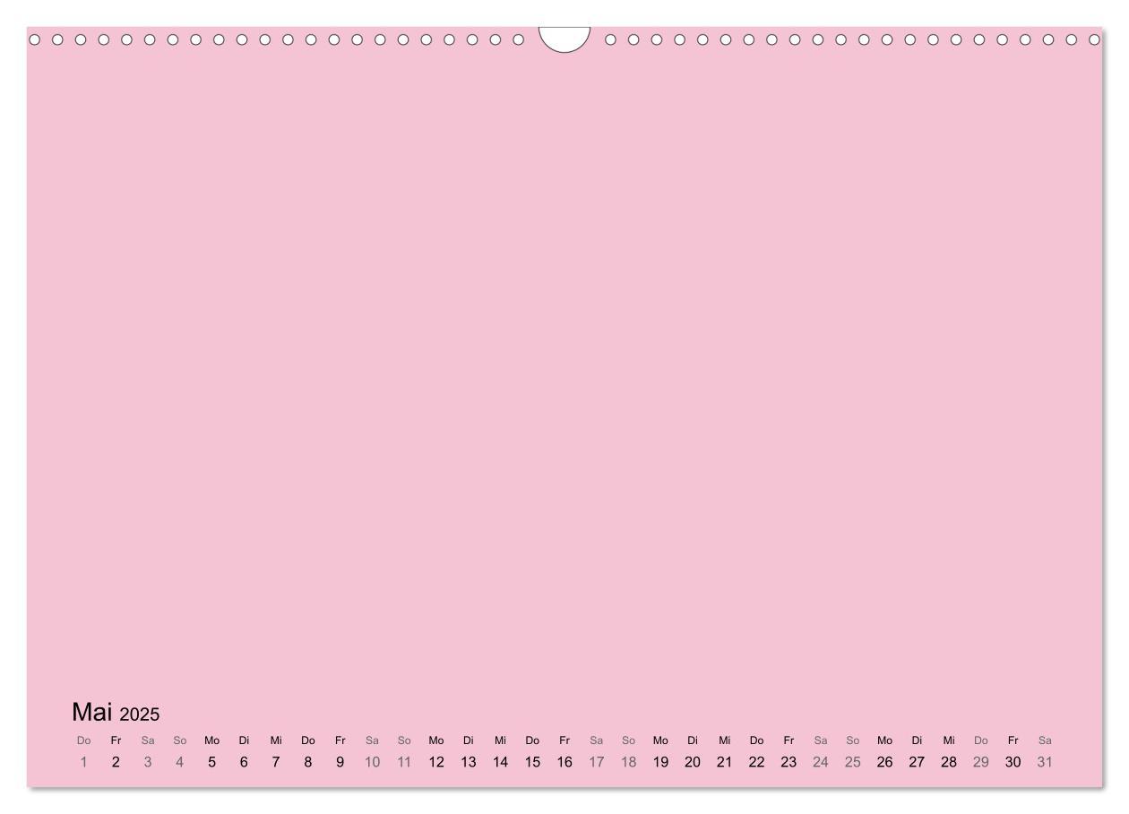 Bild: 9783435215812 | DIY Bastel-Kalender -Warme Pastell Farben- Zum Selbstgestalten...