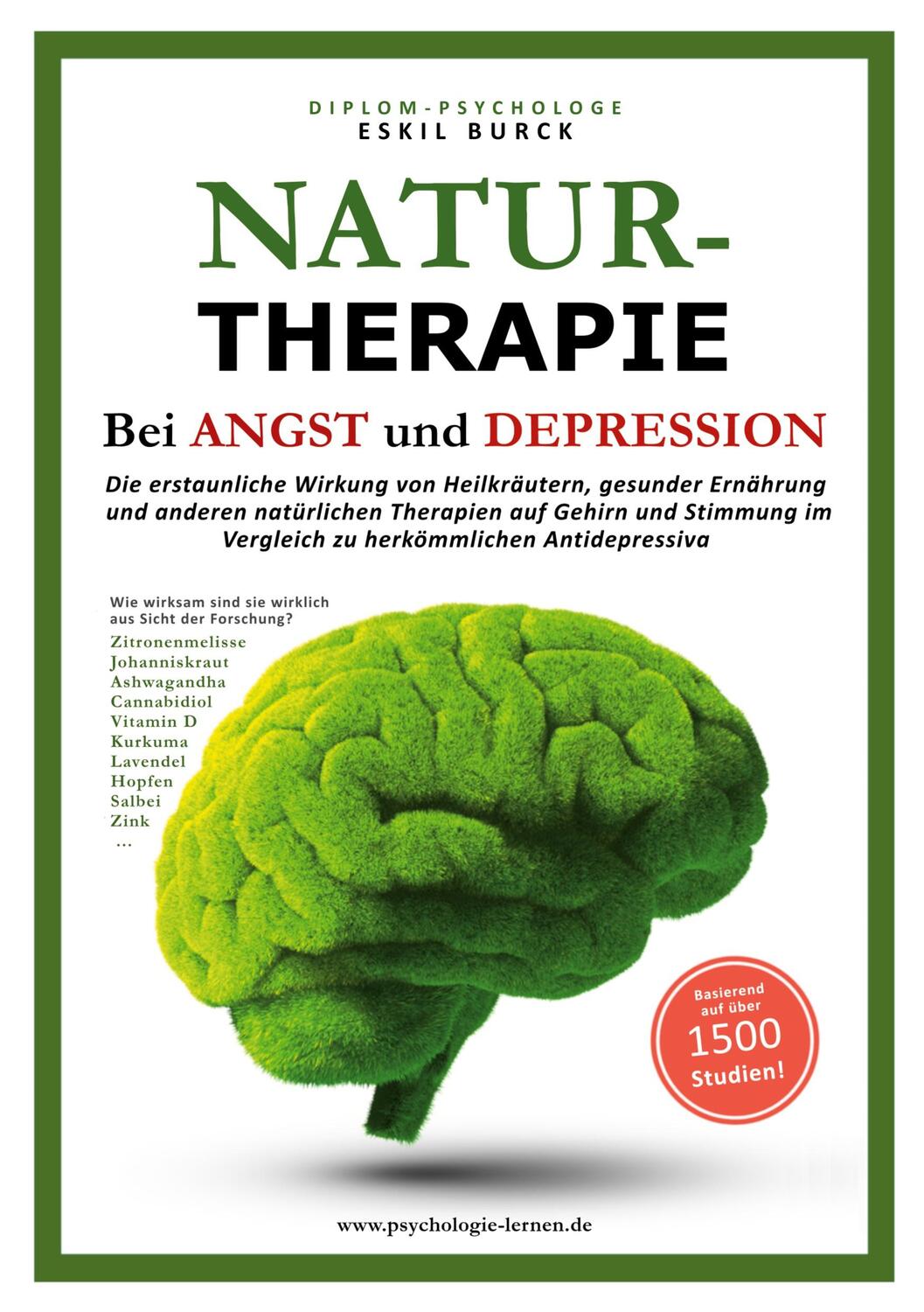Cover: 9783752689884 | Naturtherapie bei Angst und Depression | Eskil Burck | Taschenbuch