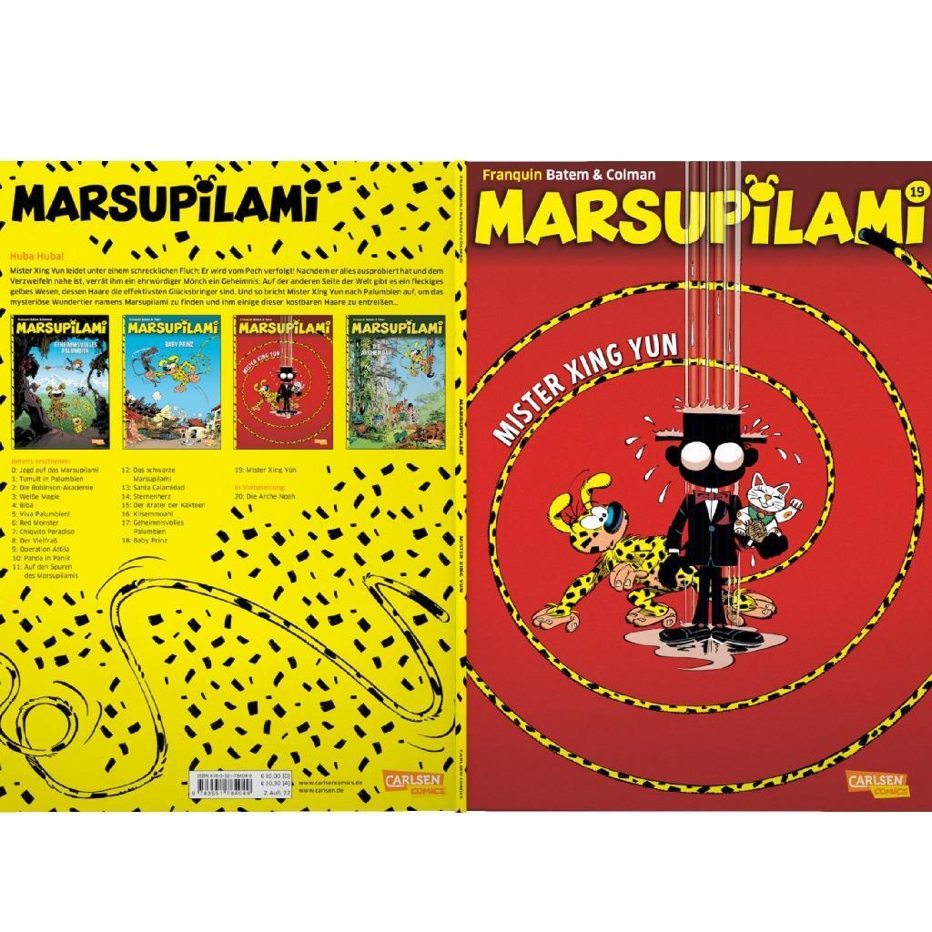 Bild: 9783551784049 | Marsupilami 19: Mister Xing Yùn | Abenteuercomics für Kinder ab 8