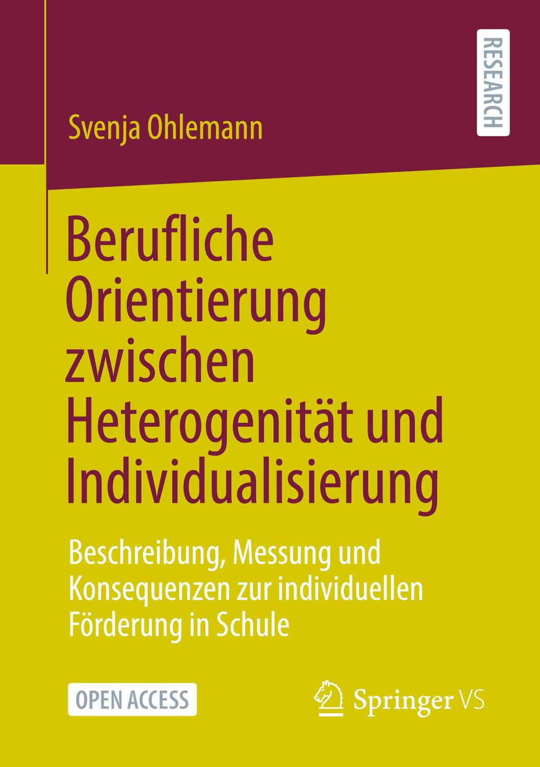 Cover: 9783658330385 | Berufliche Orientierung zwischen Heterogenität und Individualisierung