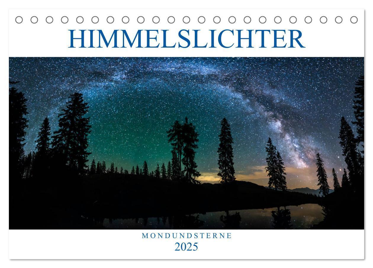 Cover: 9783435423545 | Himmelslichter - Mond und Sterne (Tischkalender 2025 DIN A5 quer),...