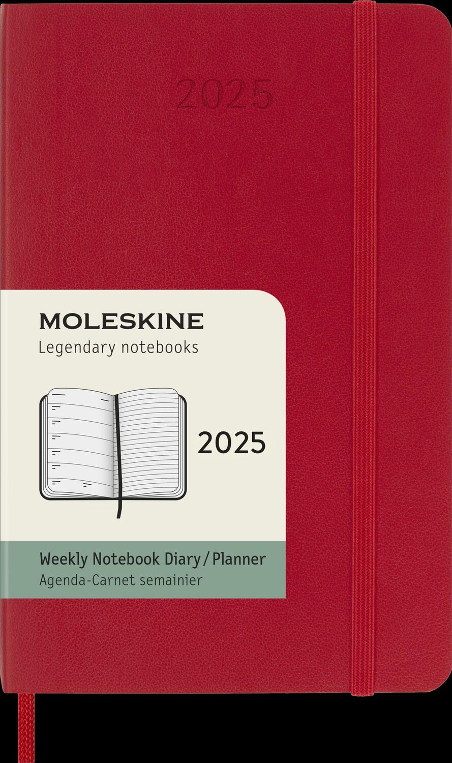 Bild: 8056999270391 | Moleskine 12 Monate Wochen Notizkalender 2025, Pocket/A6, 1 Wo = 1...