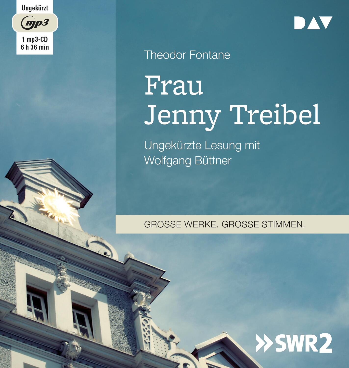 Cover: 9783742404305 | Frau Jenny Treibel | Ungekürzte Lesung mit Wolfgang Büttner | Fontane