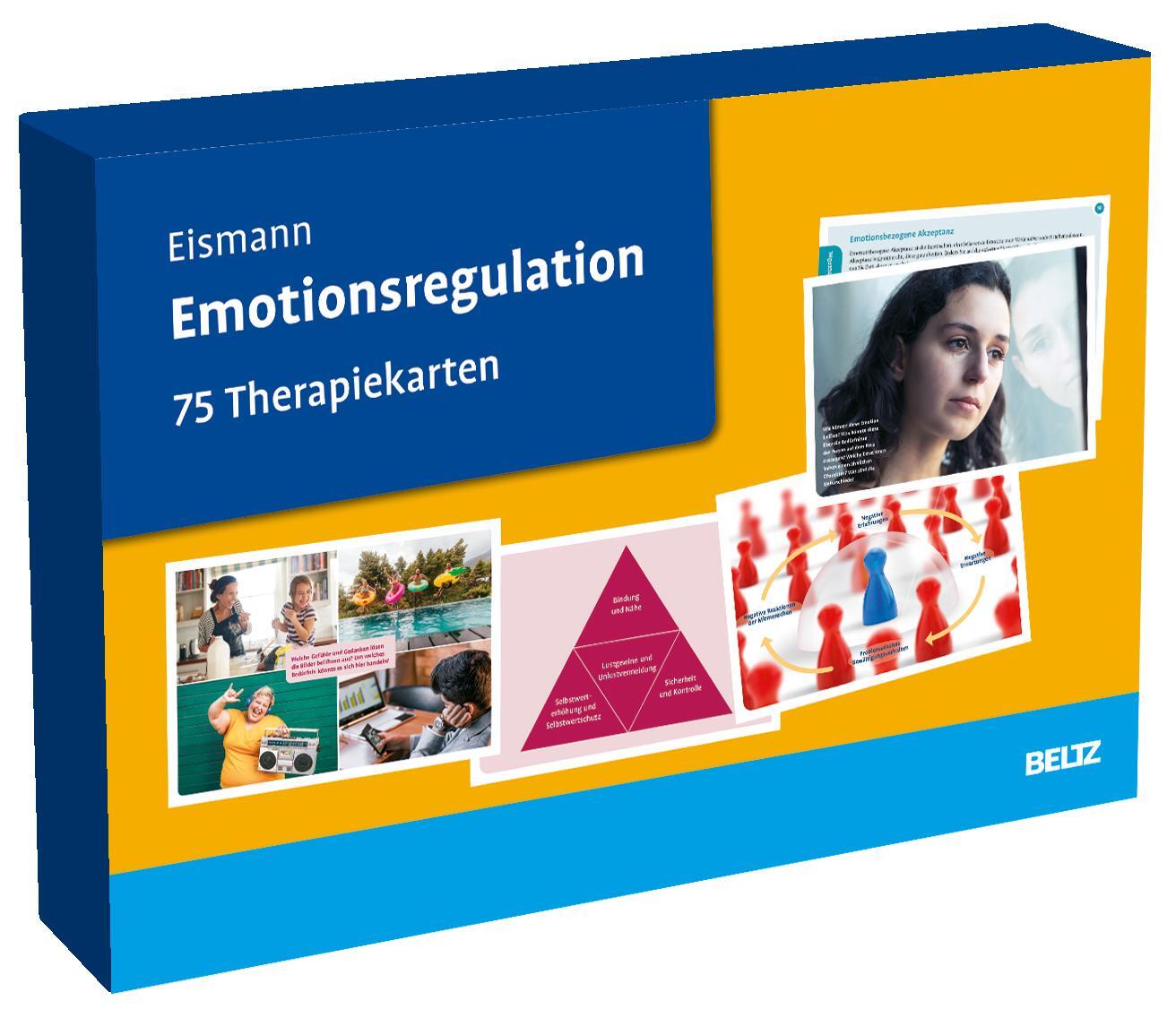 Cover: 4019172100186 | Emotionsregulation. 75 Therapiekarten | Gunnar Eismann | Box | 75 S.