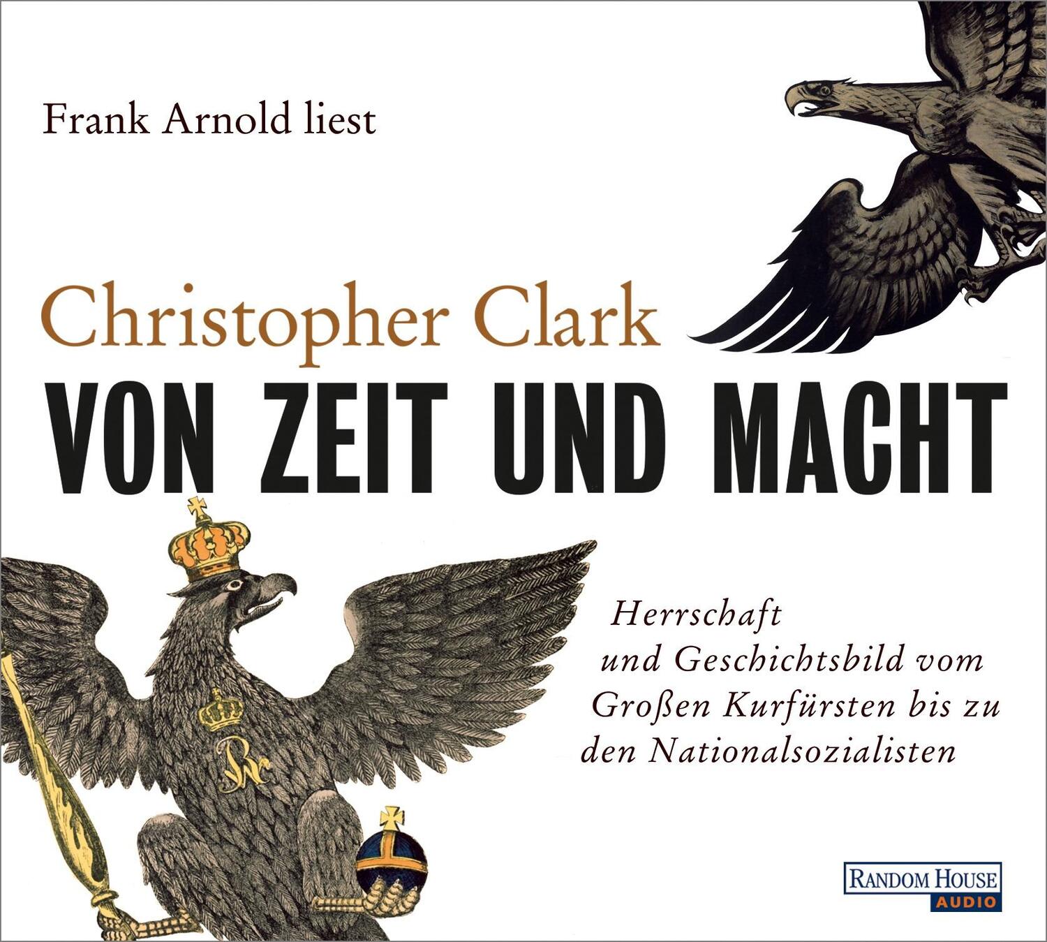 Cover: 9783837144291 | Von Zeit und Macht | Christopher Clark | Audio-CD | 6 Audio-CDs | 2018