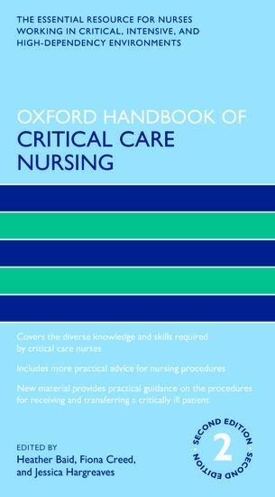Cover: 9780198701071 | Oxford Handbook of Critical Care Nursing | Fiona Creed (u. a.) | Buch
