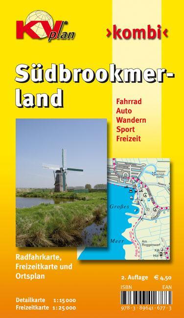 Cover: 9783896416773 | Südbrookmerland 1 : 15 000 | (Land-)Karte | KVplan-Kombi-Reihe | 2022
