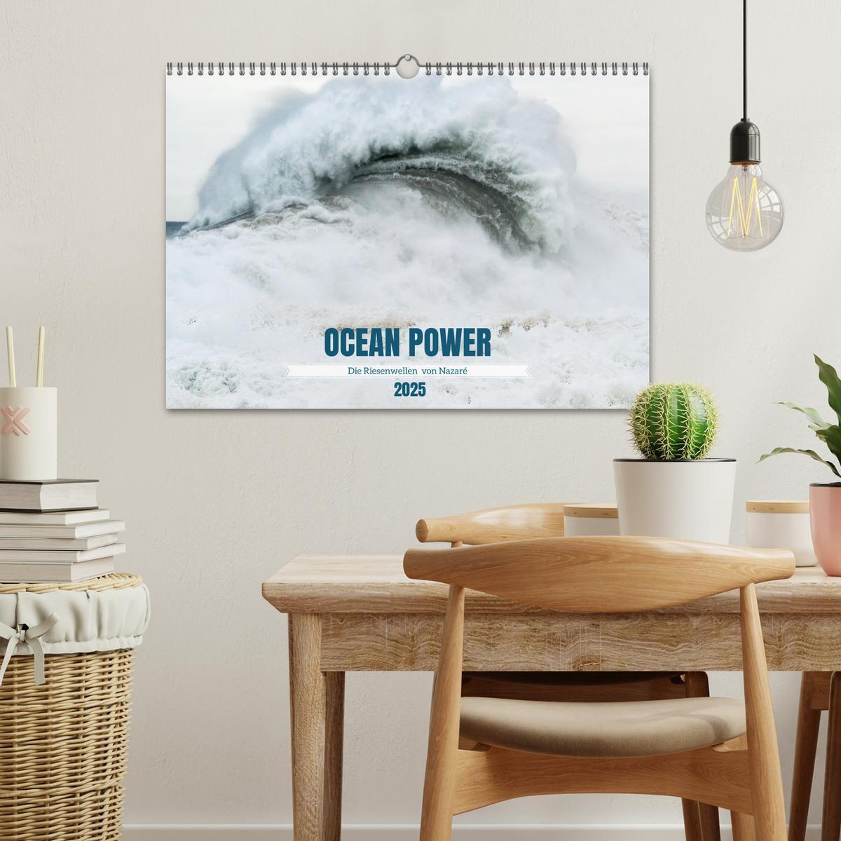 Bild: 9783457199503 | OCEAN POWER - Die Riesenwellen von Nazaré (Wandkalender 2025 DIN A3...