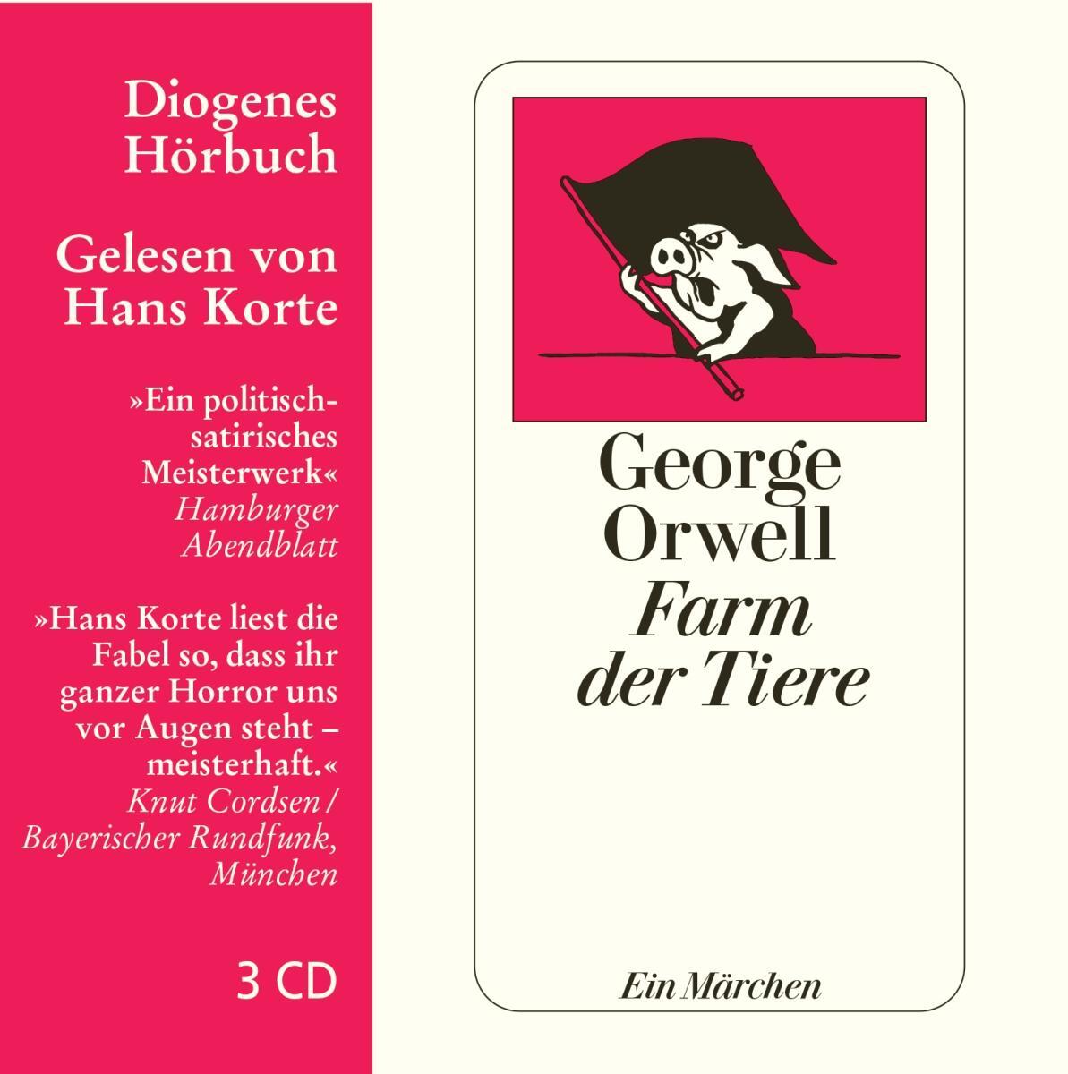 Cover: 9783257802146 | Farm der Tiere | George Orwell | Audio-CD | Diogenes Hörbuch | Deutsch