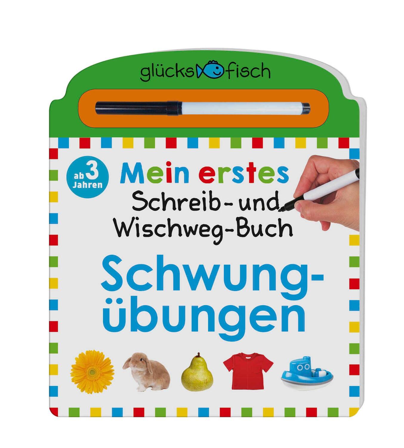 Cover: 9783737358484 | Glücksfisch: Mein erstes Schreib-und Wegwisch-Buch: Schwungübungen