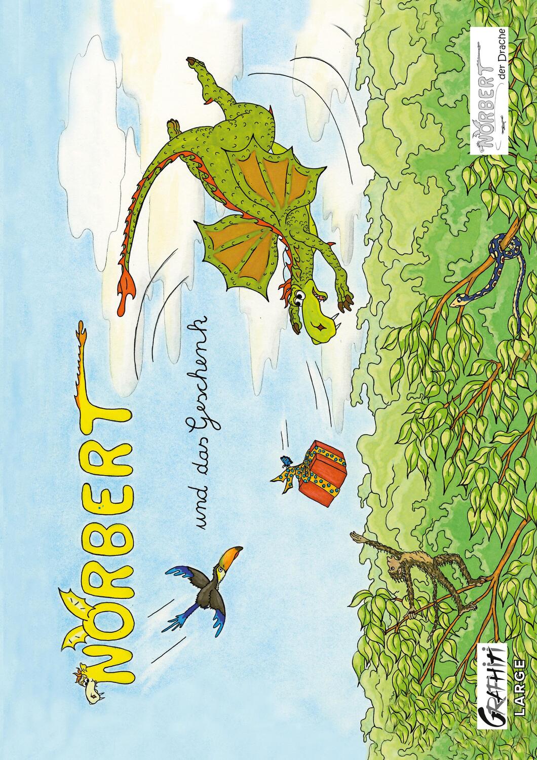 Cover: 9783753427164 | Norbert und das Geschenk | Norbert, der Drache | Ingrid Bürger | Buch