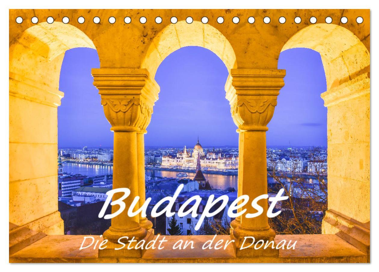 Cover: 9783435143658 | Budapest - Die Stadt an der Donau (Tischkalender 2025 DIN A5 quer),...