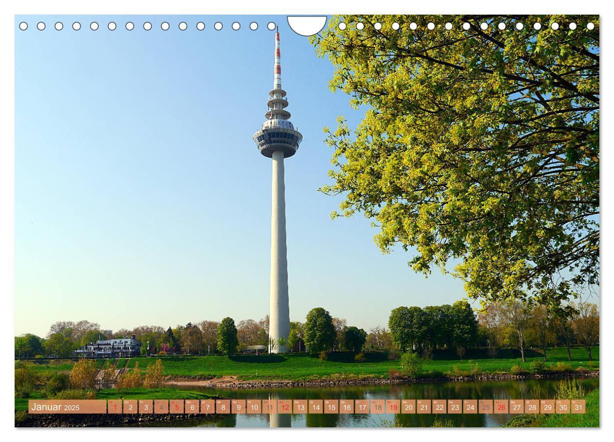 Bild: 9783435585991 | Mannheim - Stadt im Quadrat (Wandkalender 2025 DIN A4 quer),...