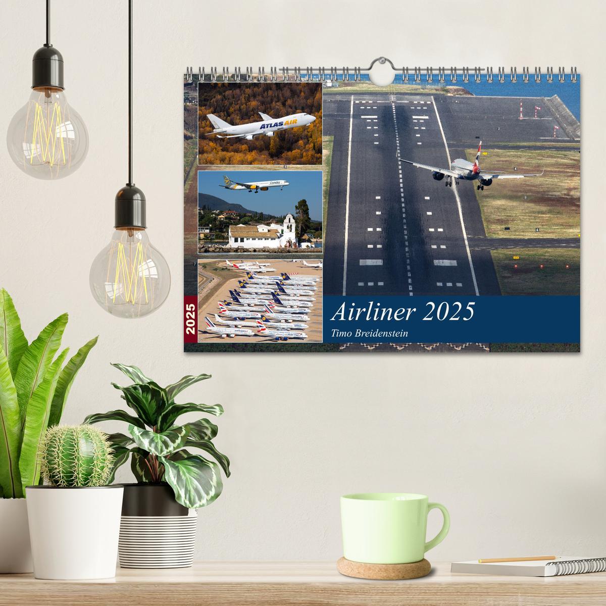 Bild: 9783435273560 | Airliner 2025 (Wandkalender 2025 DIN A4 quer), CALVENDO Monatskalender