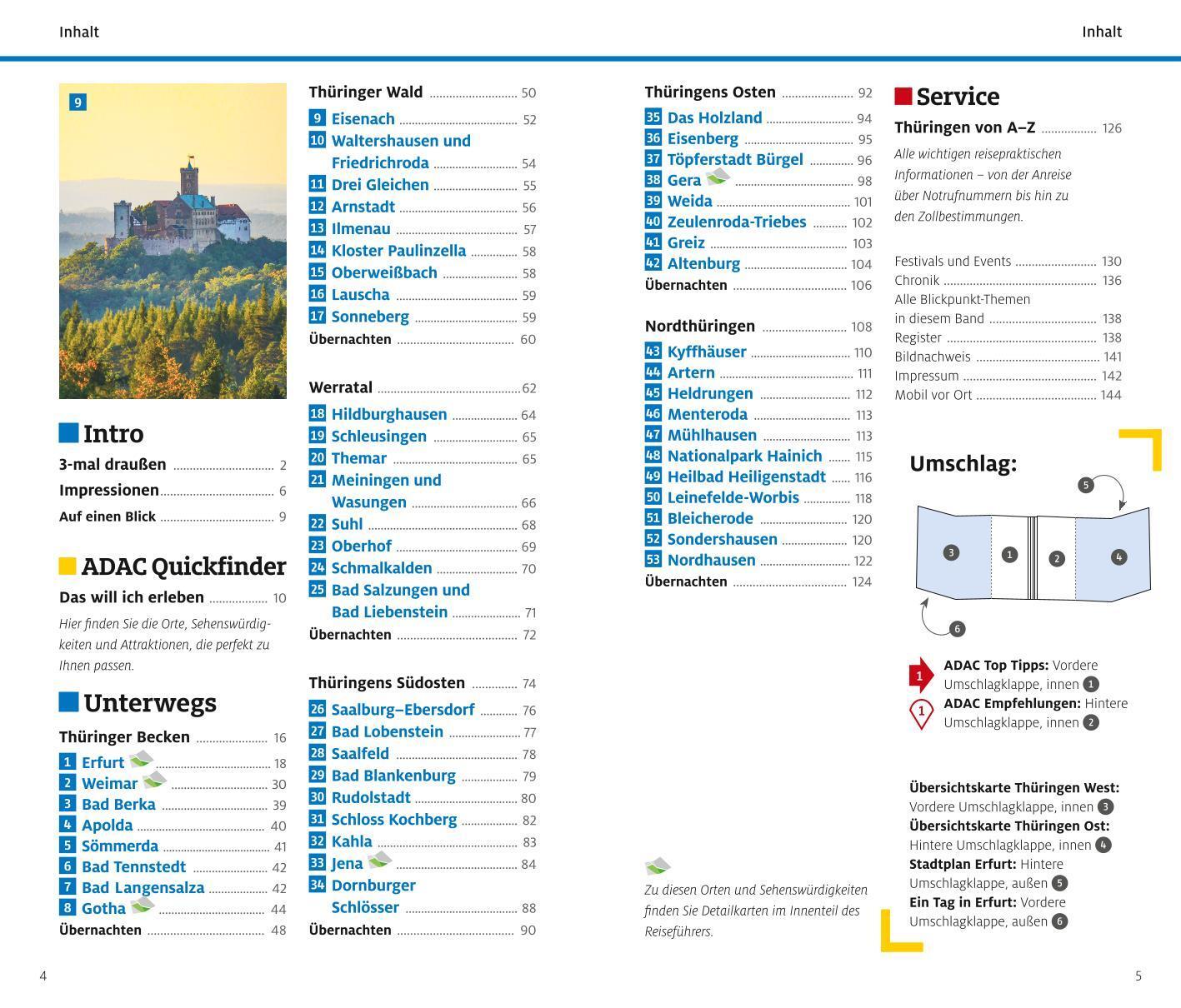 Bild: 9783986450465 | ADAC Reiseführer Thüringen | Bärbel Rechenbach | Taschenbuch | 144 S.