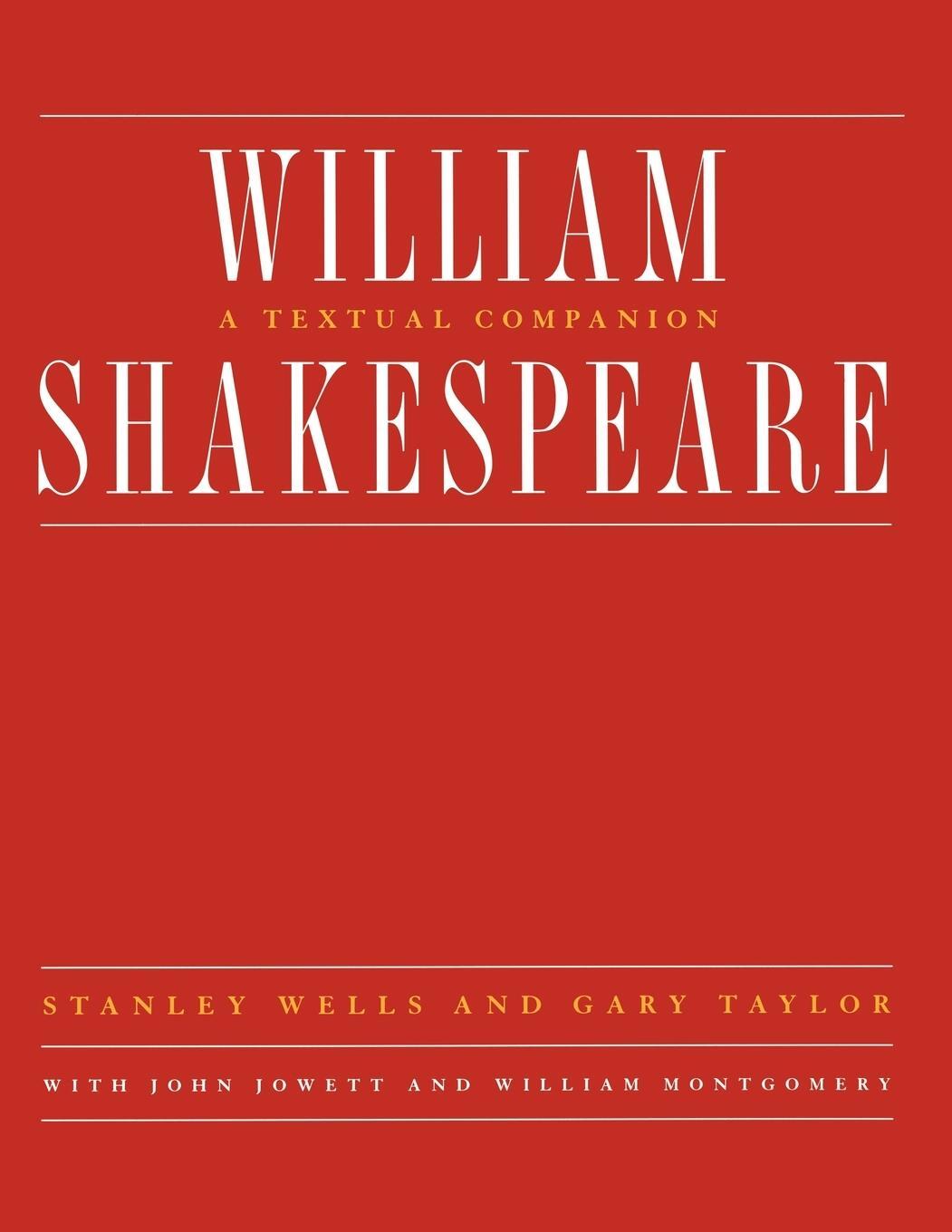 Cover: 9780393316674 | William Shakespeare | A Textual Companion | William Montgomery | Buch