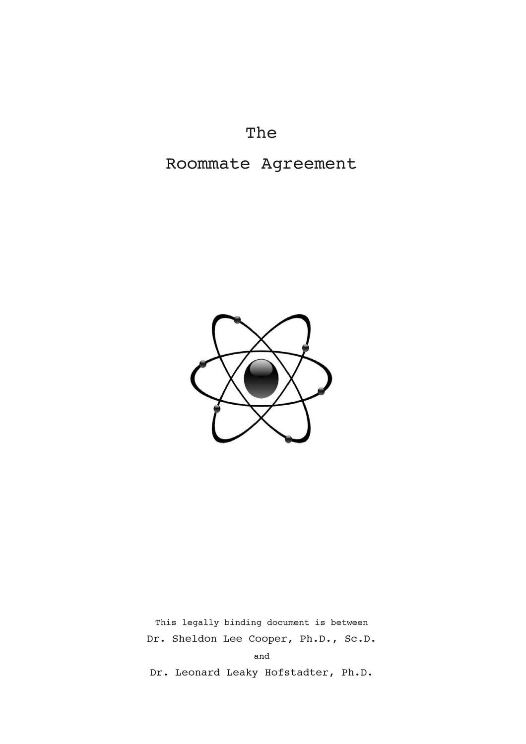 Cover: 9783734770258 | Sheldon's Roommate Agreement | Inspired by The Big Bang Theory | Buch