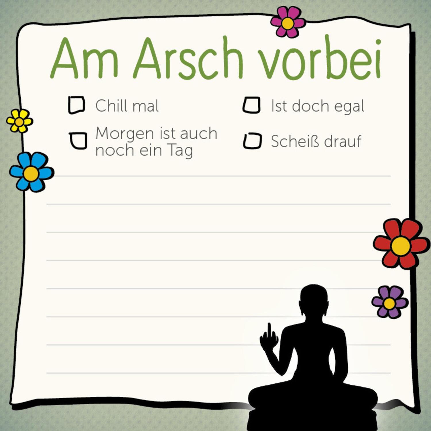 Cover: 9783868829242 | Am Arsch vorbei - Klebezettel | Alexandra Reinwarth | Stück | Deutsch