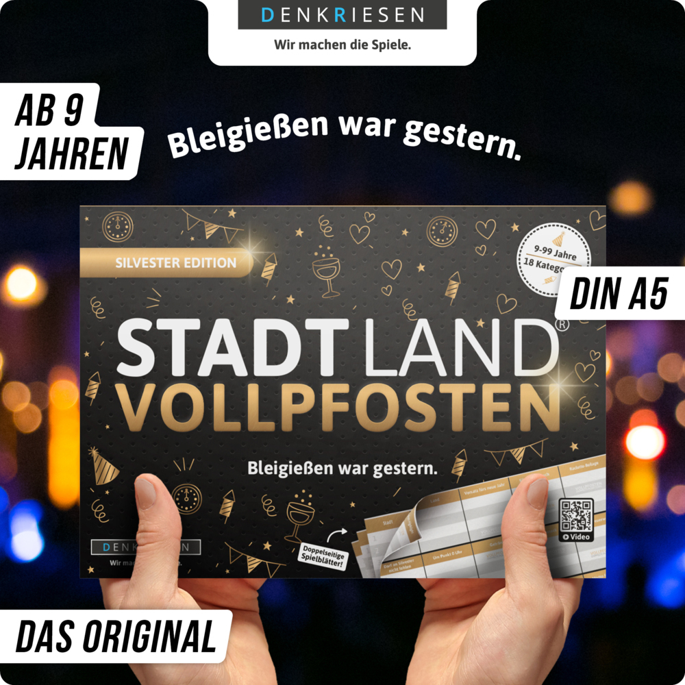 Bild: 4260528092628 | DENKRIESEN - STADT LAND VOLLPFOSTEN® - SILVESTER EDITION -...