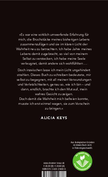 Rückseite: 9783426214886 | More Myself - Mehr ich selbst | Alicia Keys (u. a.) | Buch | 352 S.