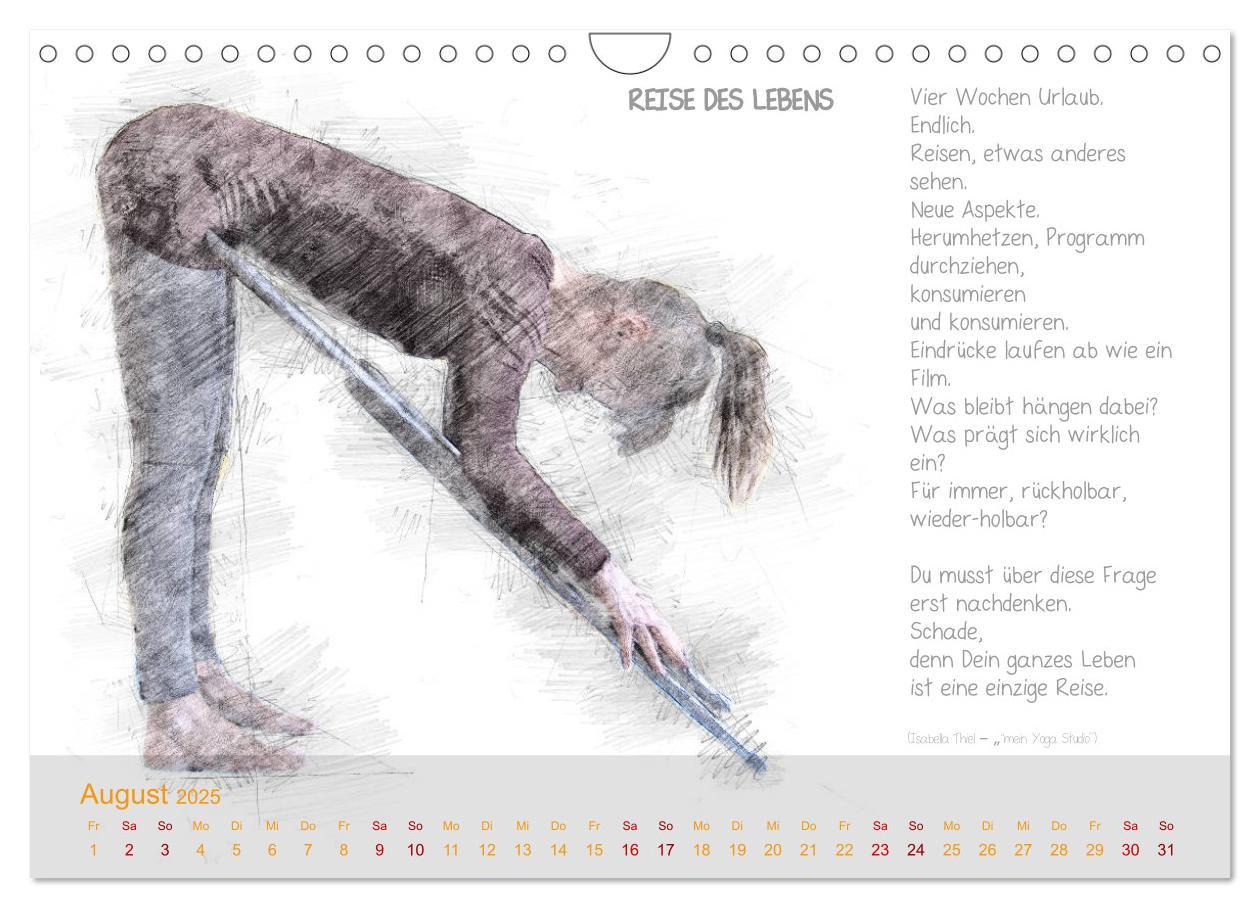 Bild: 9783435363605 | YOGA Inspirationen mit Texten zum Nachdenken (Wandkalender 2025 DIN...