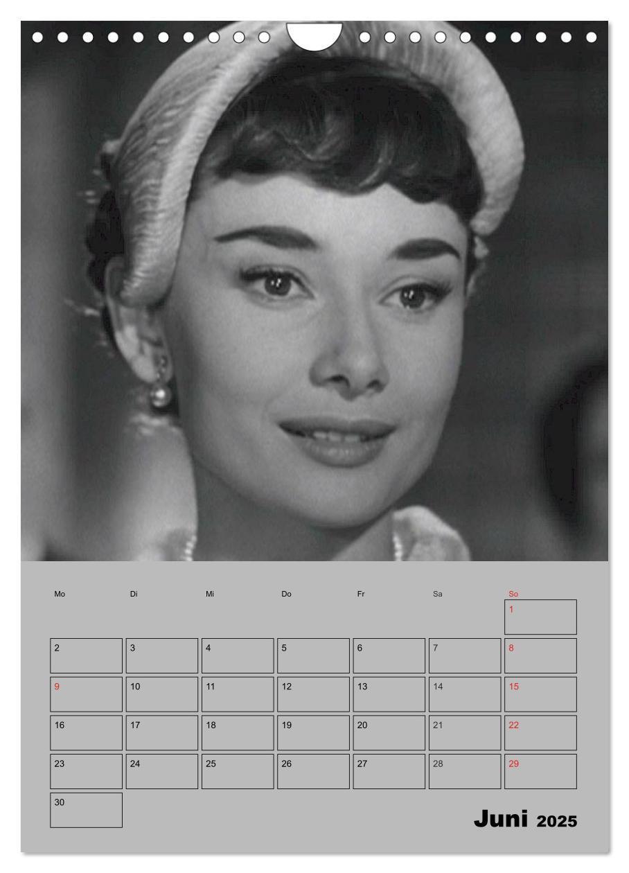 Bild: 9783457023938 | Hollywood-Diva. Audrey Hepburn (Wandkalender 2025 DIN A4 hoch),...