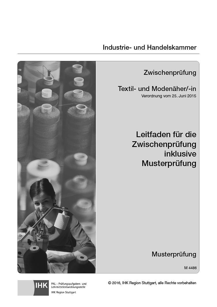 Cover: 9783958630833 | PAL-Leitfaden Textil- und Modenäher/-in für die Zwischenprüfung | Buch