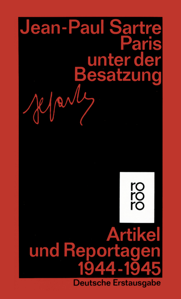 Cover: 9783499145933 | Paris unter der Besatzung | Jean-Paul Sartre | Taschenbuch | 96 S.