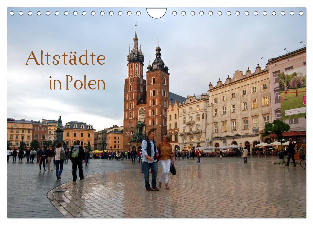 Cover: 9783435724550 | Altstädte in Polen (Wandkalender 2025 DIN A4 quer), CALVENDO...