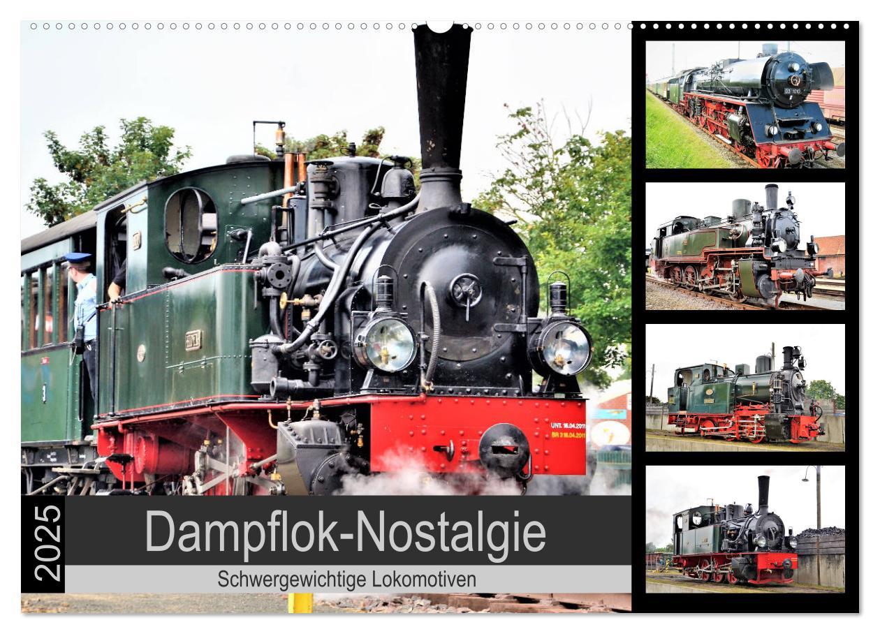 Cover: 9783435439348 | Dampflok-Nostalgie - 2025 schwergewichtige Lokomotiven...