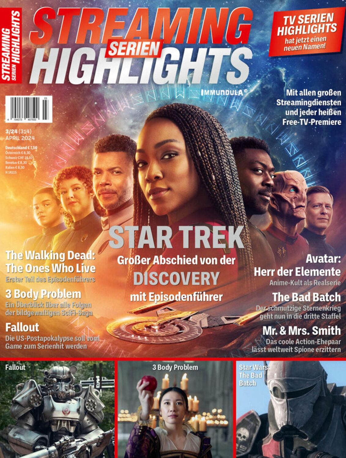 Cover: 9783959365321 | STREAMING SERIEN HIGHLIGHTS. Ausgabe April 2024 (#314) | Broschüre