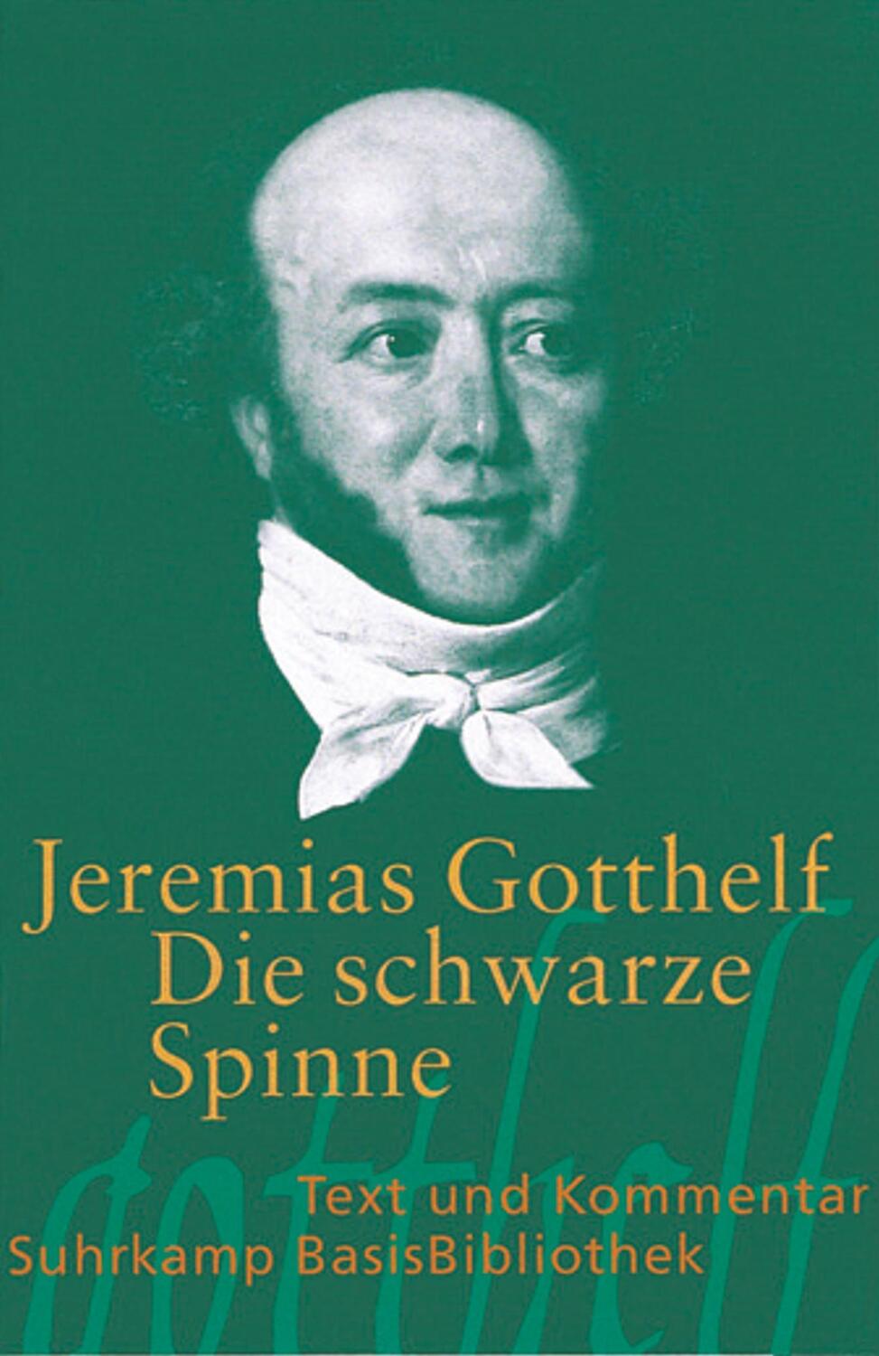 Cover: 9783518188798 | Die schwarze Spinne | Text und Kommentar | Jeremias Gotthelf | Buch