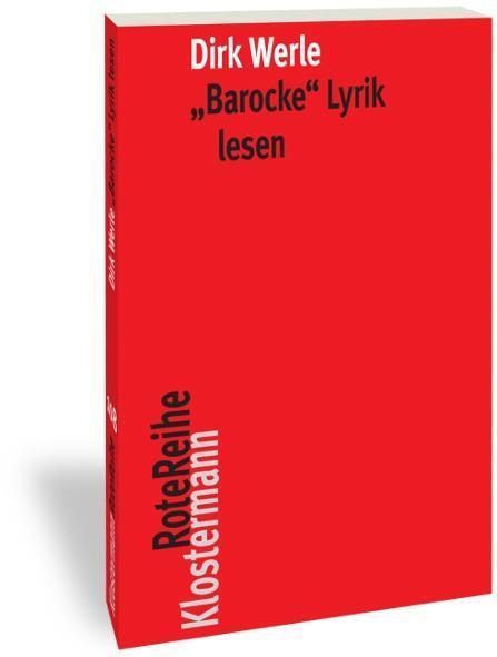 Cover: 9783465043416 | 'Barocke' Lyrik lesen | Dirk Werle | Taschenbuch | Deutsch | 2019