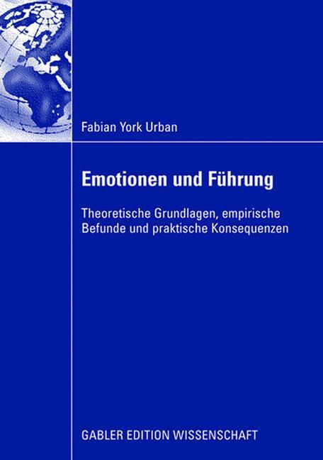 Cover: 9783835009448 | Emotionen und Führung | Fabian York Urban | Taschenbuch | Paperback