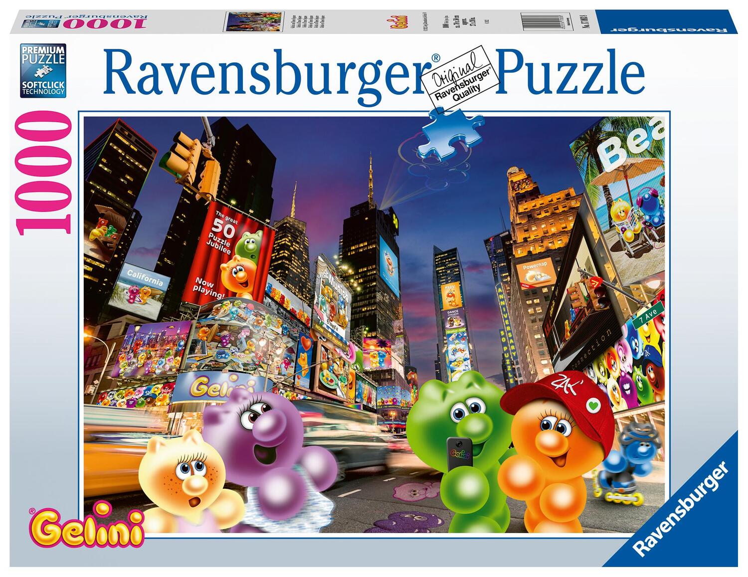 Cover: 4005556170838 | Ravensburger Puzzle - Gelini am Time Square - 1000 Teile | Spiel
