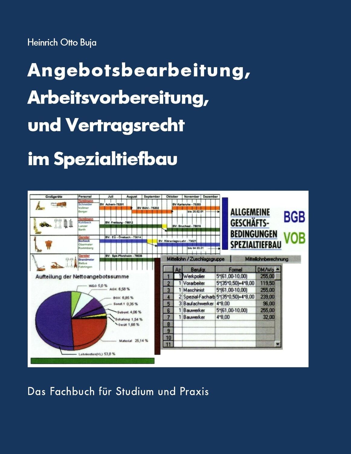 Cover: 9783844893724 | Angebotsbearbeitung, Arbeitsvorbereitung im Spezialtiefbau | Buja