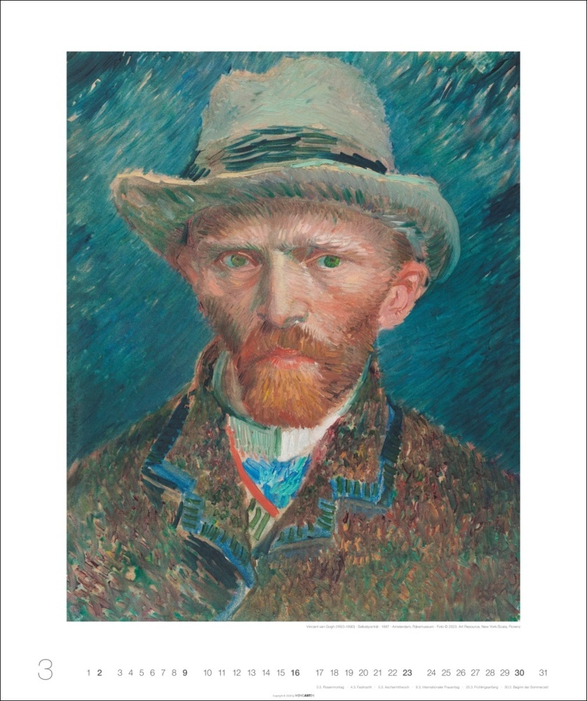 Bild: 9783839900772 | Vincent van Gogh Edition Kalender 2025 | Vincent van Gogh | Kalender