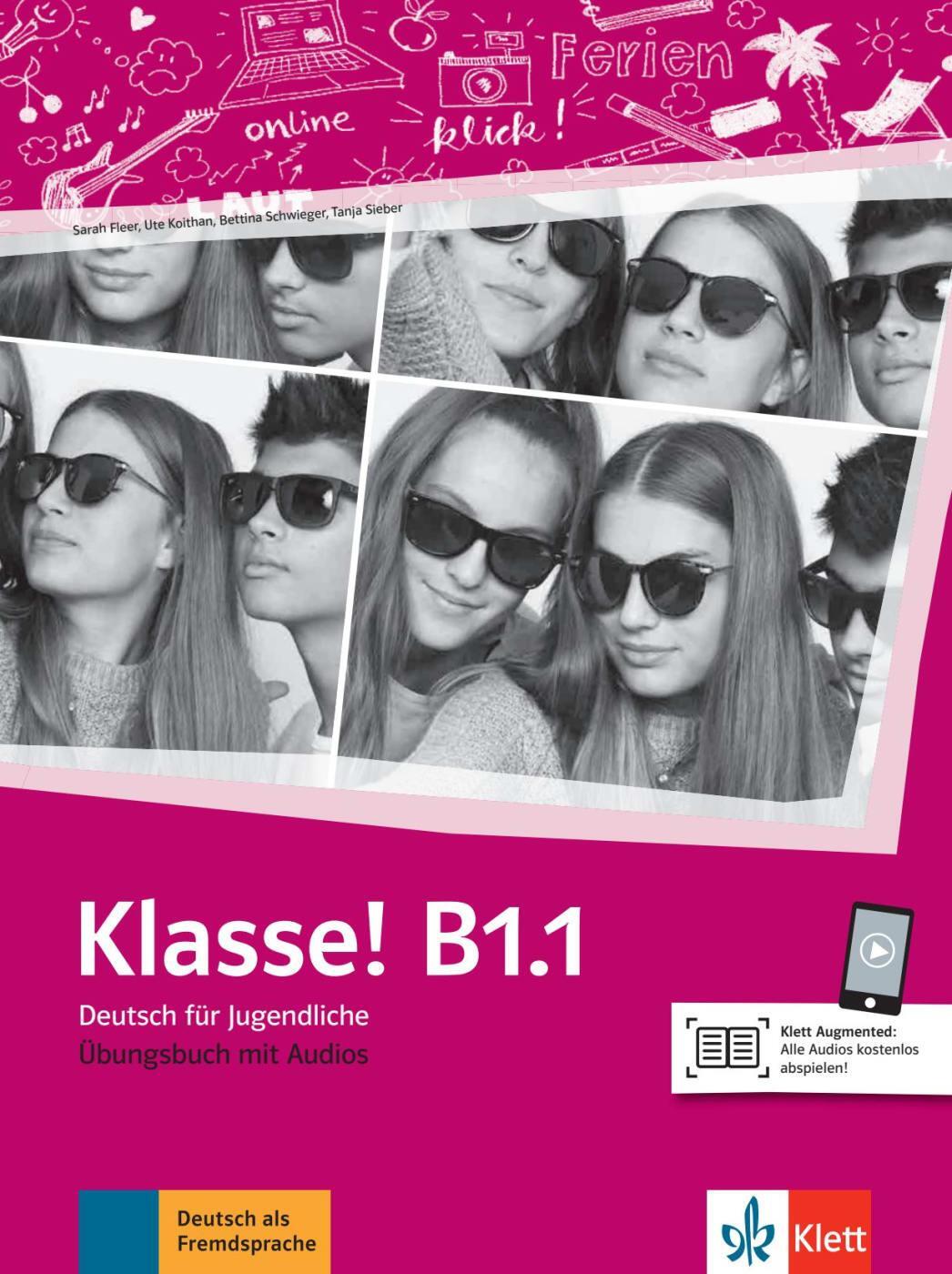 Cover: 9783126072137 | Klasse! B1.1 | Deutsch für Jugendliche. Übungsbuch mit Audios | Buch