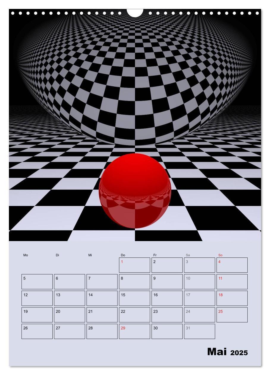 Bild: 9783457009994 | OpArt und mehr (Wandkalender 2025 DIN A3 hoch), CALVENDO...