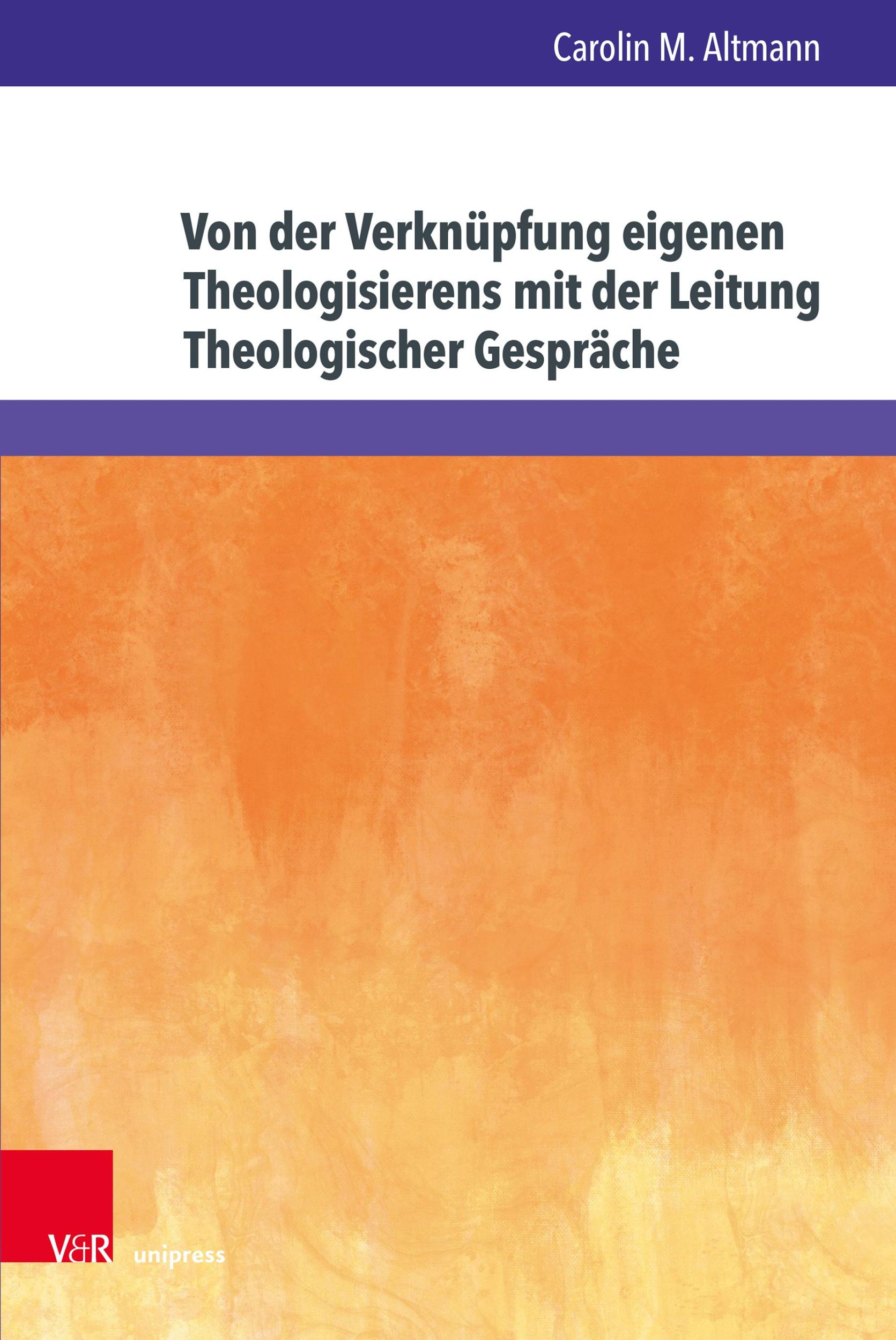 Cover: 9783847115304 | Von der Verknüpfung eigenen Theologisierens mit der Leitung...