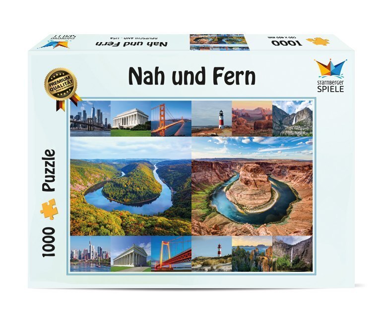 Cover: 4260472860571 | Nah und Fern - Puzzle | 1000 Teile | Tanja Philippeit | Spiel | 2021