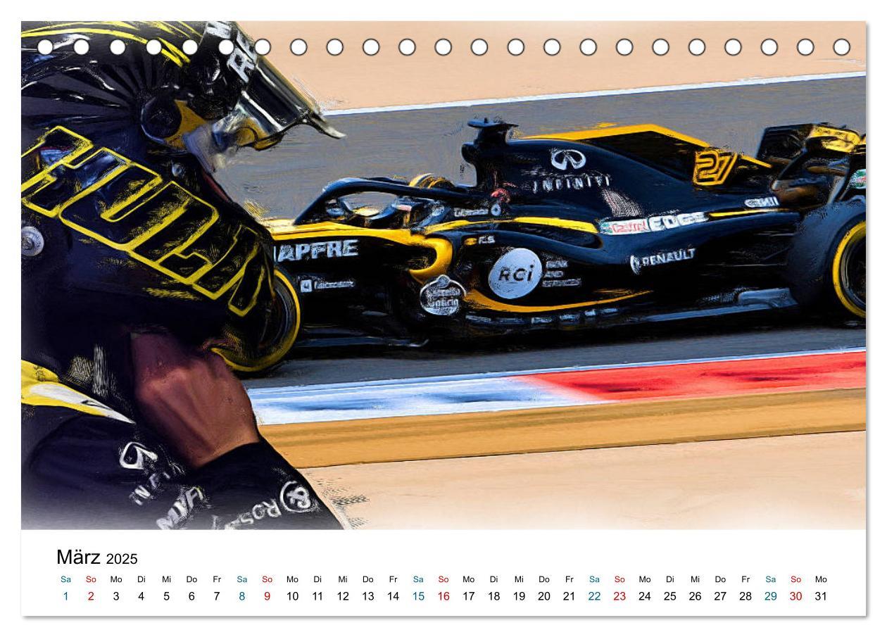 Bild: 9783435273874 | Königsklasse FORMEL 1 (Tischkalender 2025 DIN A5 quer), CALVENDO...