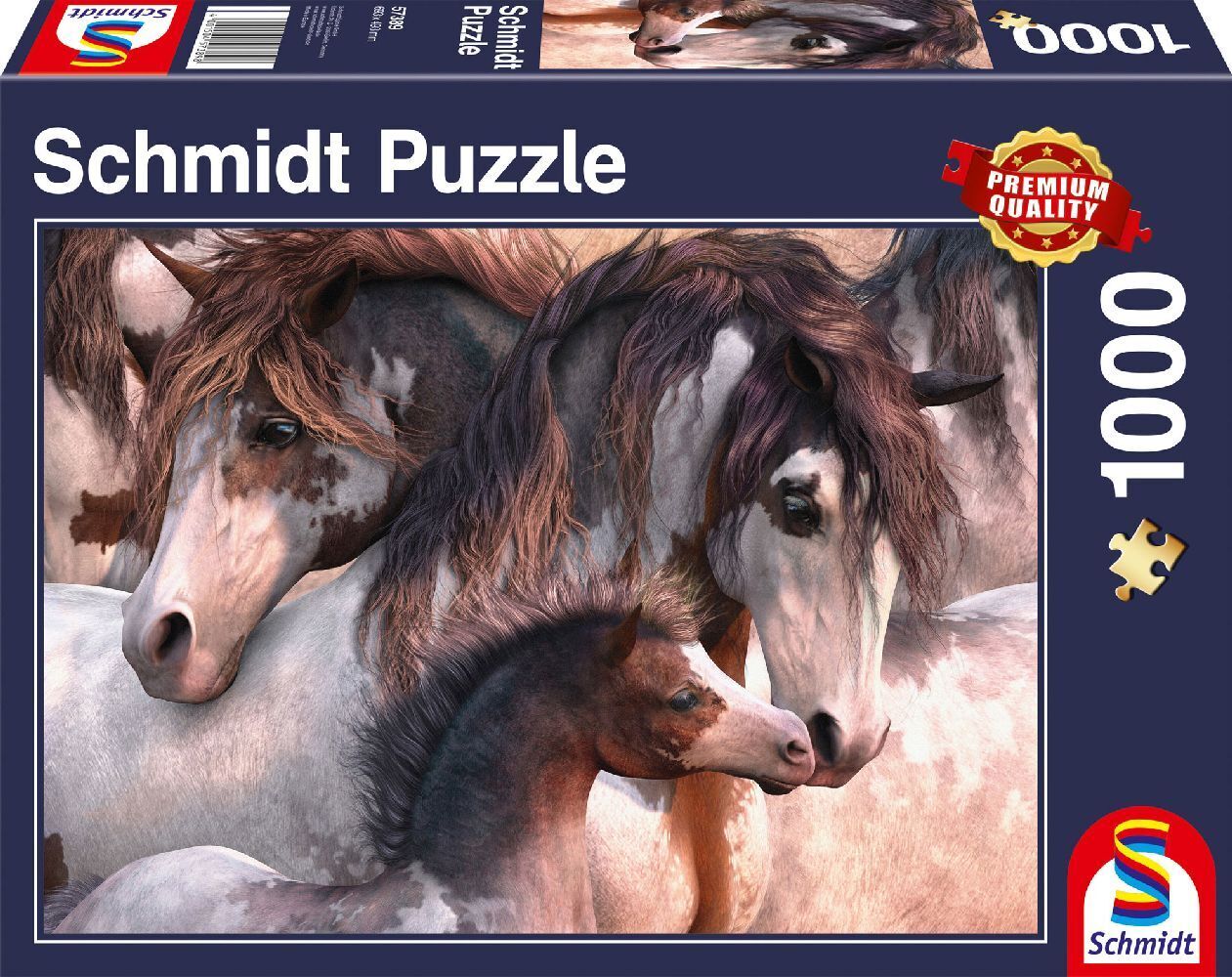 Cover: 4001504573898 | Pinto-Herde | Puzzle Standard 1.000 Teile | Spiel | Schachtel | 2023