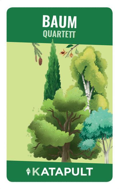 Cover: 4260463010015 | Baum-Quartett | 32 Karten | Katapult | Taschenbuch | 32 Illustr.