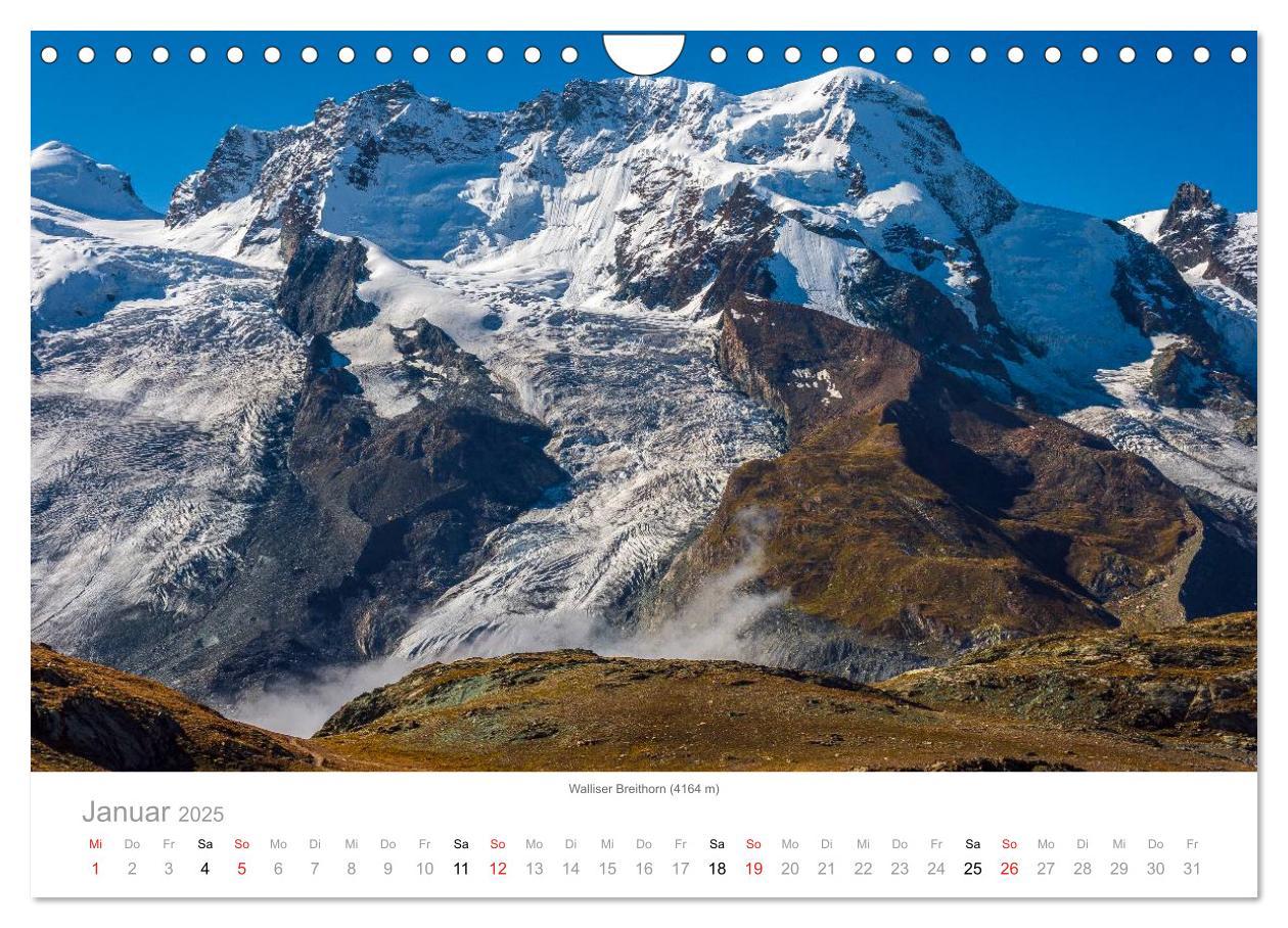 Bild: 9783435498574 | Walliser Alpen ¿ Europas »kleiner« Himalaya (Wandkalender 2025 DIN...